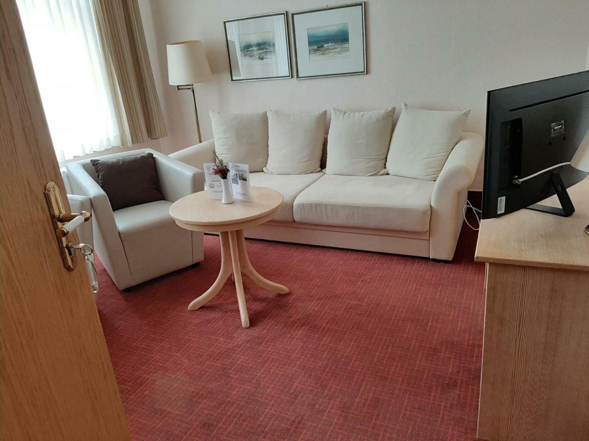 Kleine Moewe Hotel Borkum Bagian luar foto